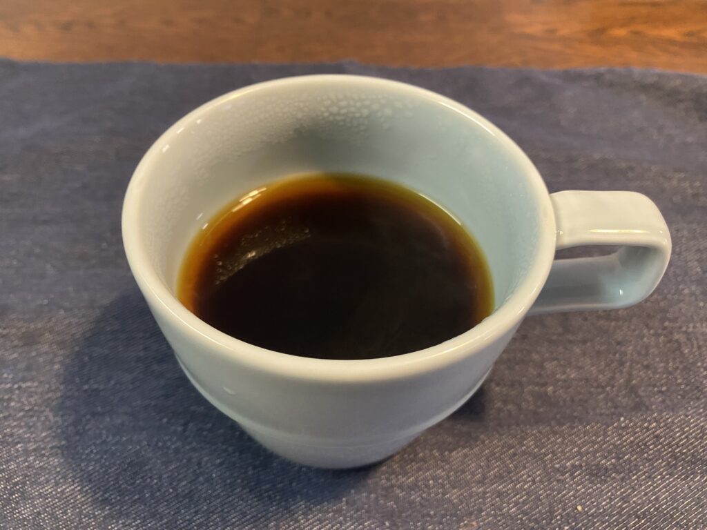 淹れたてコーヒー